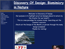 Tablet Screenshot of discoveryofdesign.com